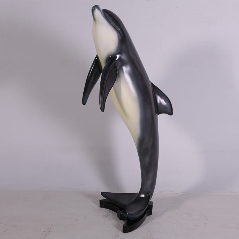Jumping Dolphin Life Size Statue