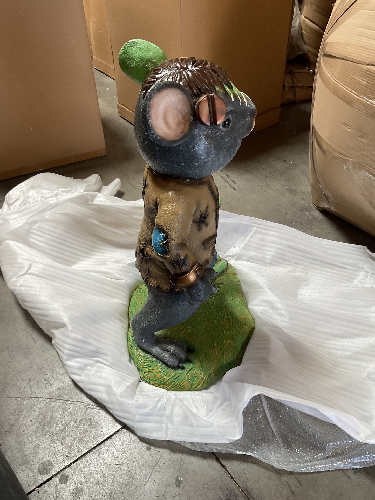 Mouse Frankenstein Costume Over Sized Statue
