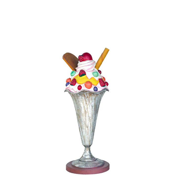 Ice Cream Sundae Over Sized Statue