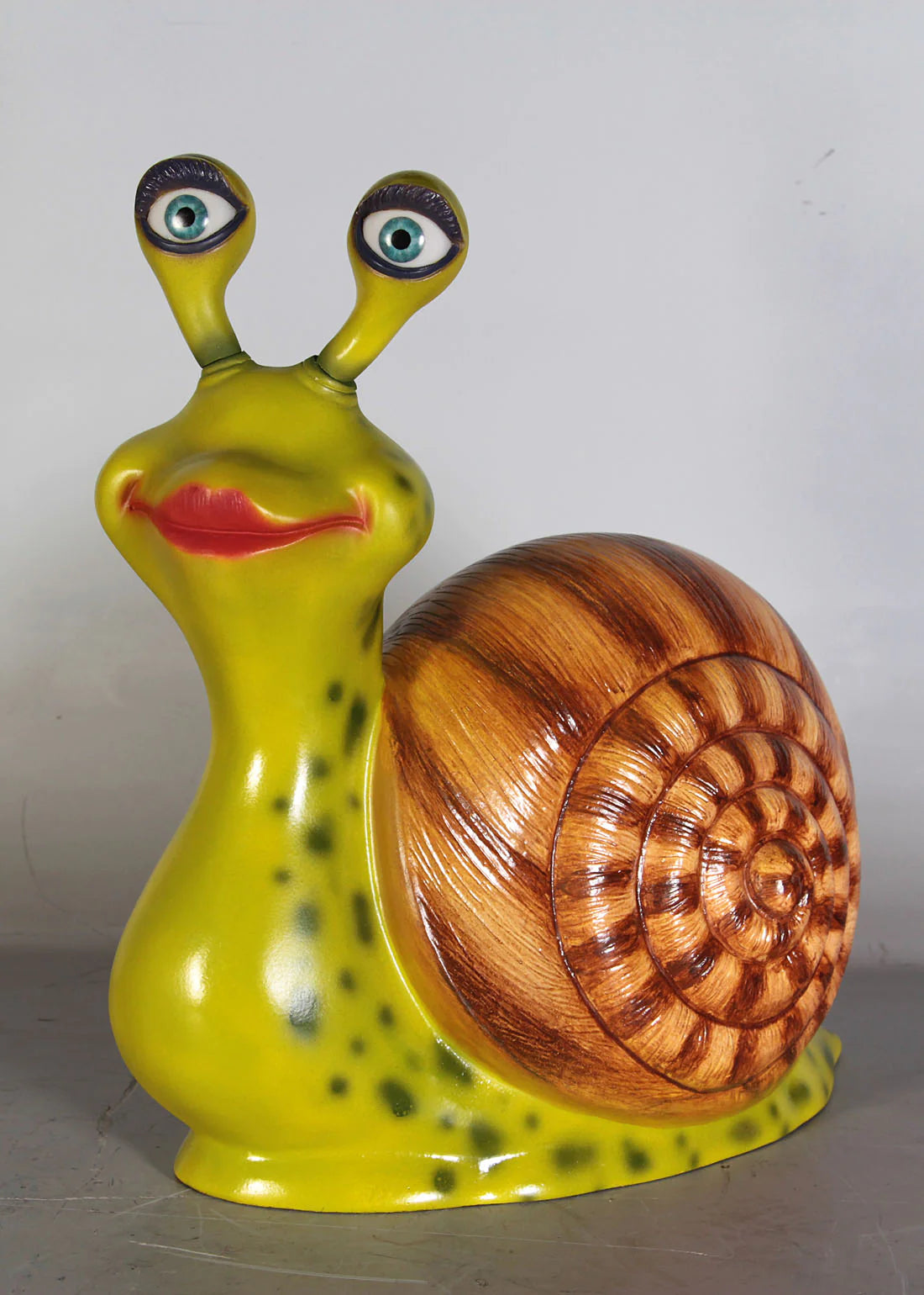 Comic Female Snail Over Sized Statue