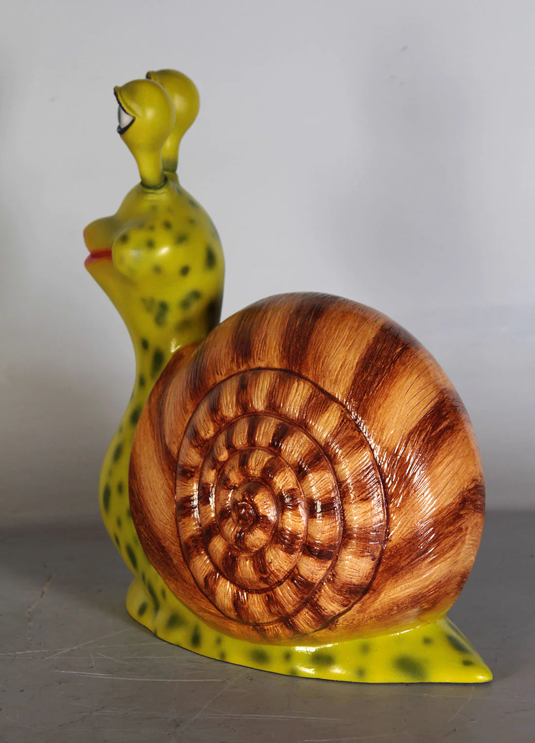 Comic Female Snail Over Sized Statue