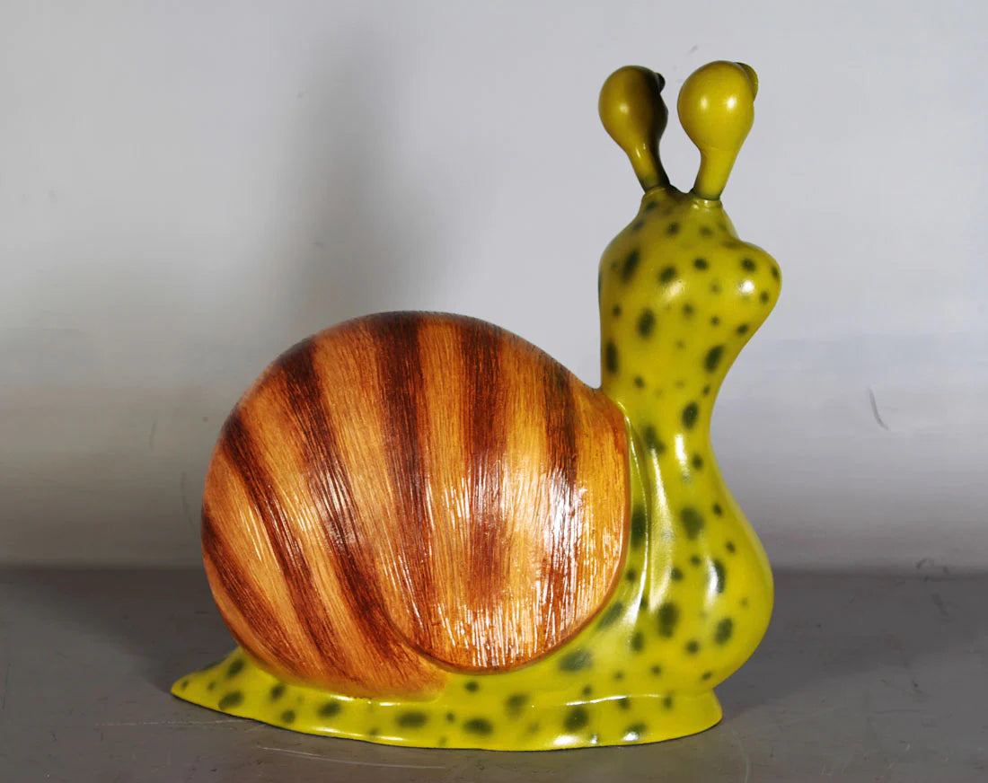 Comic Female Snail Over Sized Statue