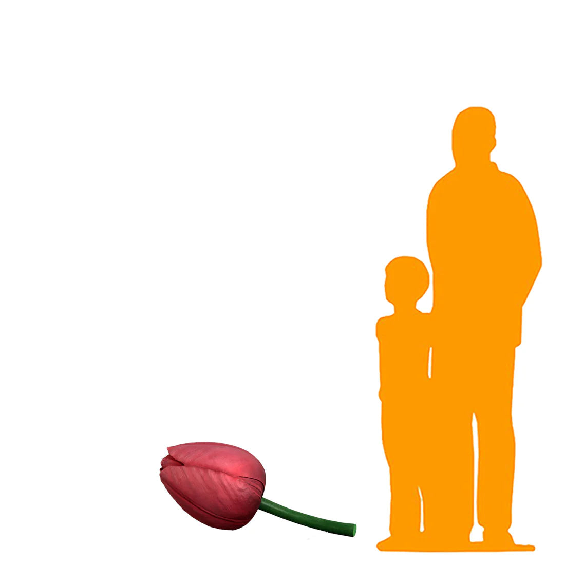 Tulip Bud Over Sized Statue
