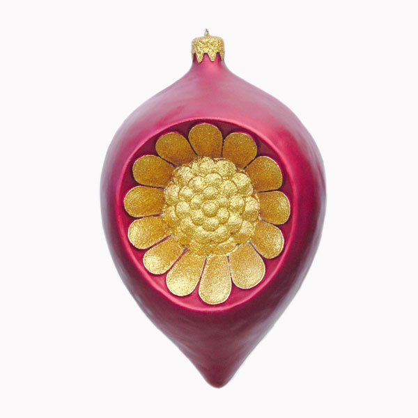 Christmas Decor Flower Drop Life Size Statue