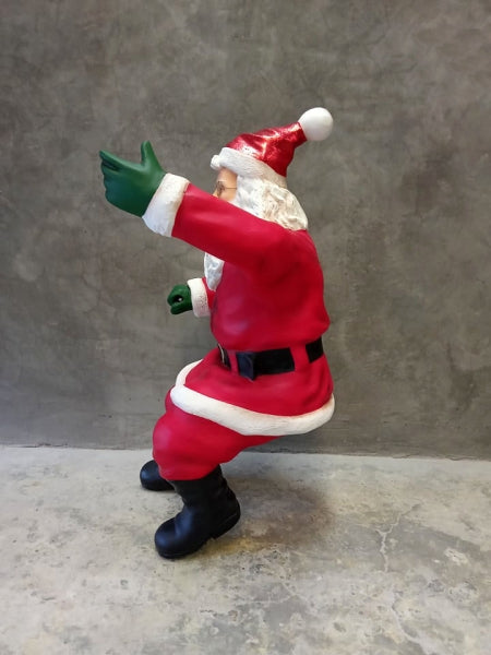 Santa Claus Sitting with Beard Life Size Statue