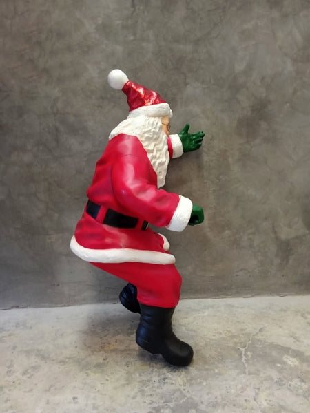 Santa Claus Sitting with Beard Life Size Statue