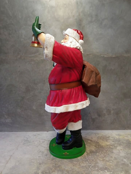 Santa Claus with Beard Life Size Statue