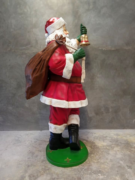 Santa Claus with Beard Life Size Statue
