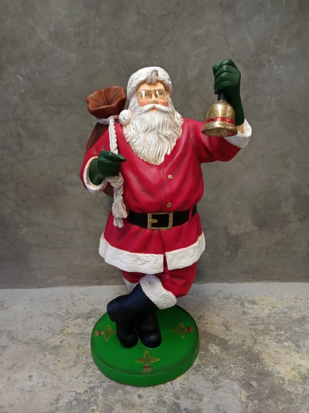 Santa Claus with Beard Life Size Statue