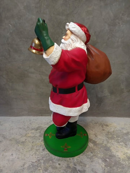 Santa Claus with Beard Life Size Statue