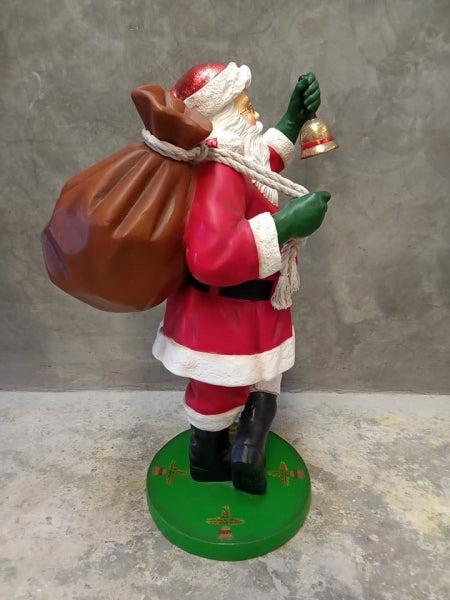 Santa Claus with Beard Life Size Statue