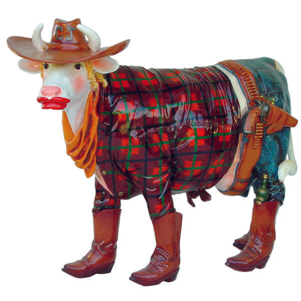 Cowlamity Jane Cow Life Size Statue
