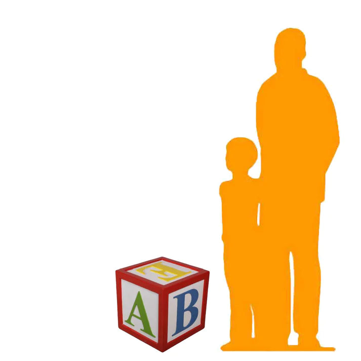 Letter Block Over Sized Statue