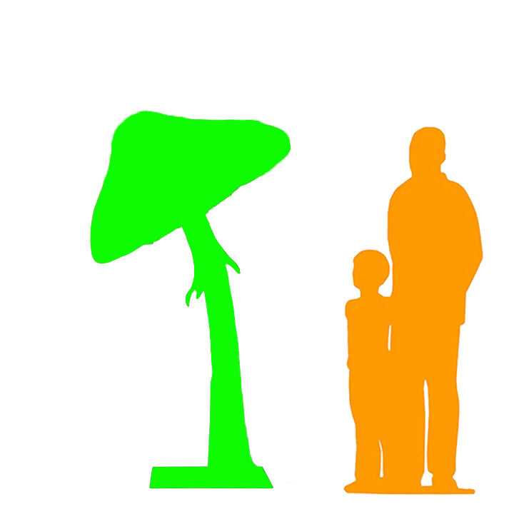 Parasol Mushroom Over Sized Statue