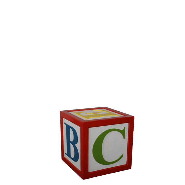 Letter Block Over Sized Statue