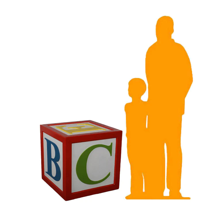 Letter Block Over Sized Statue