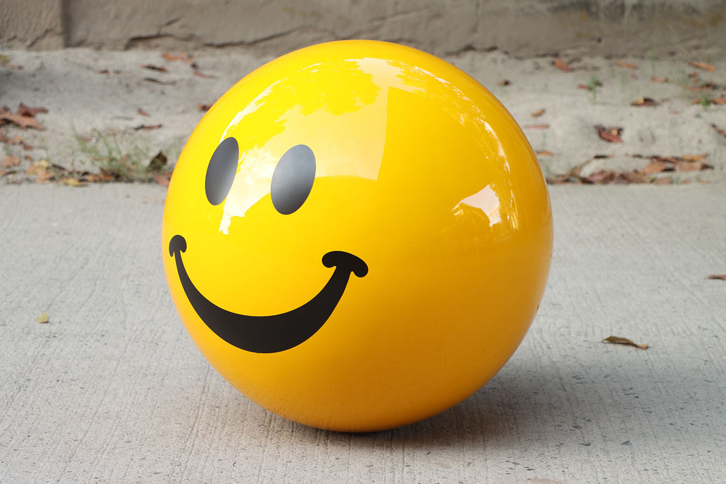 Emoji Ball Life Size Statue