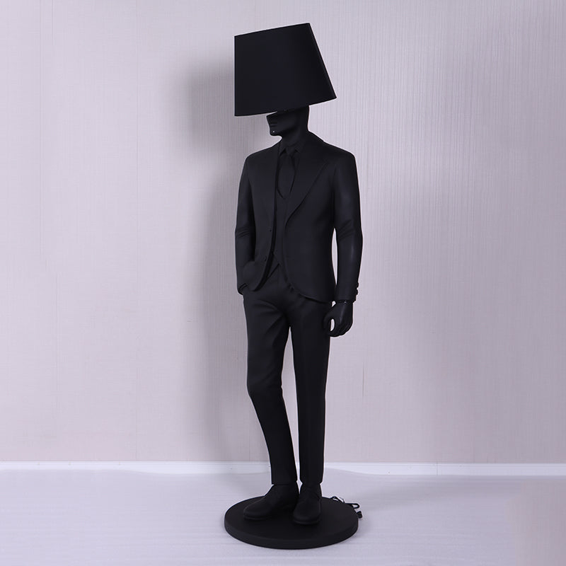 Dandy Man Lamp Life Size Statue