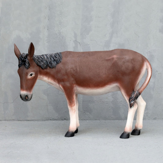 Donkey Life Size Statue