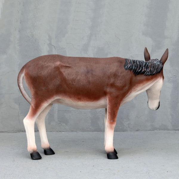 Donkey Life Size Statue