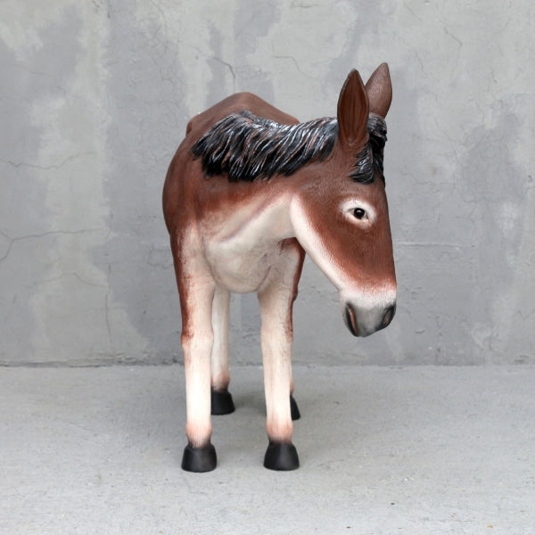 Donkey Life Size Statue