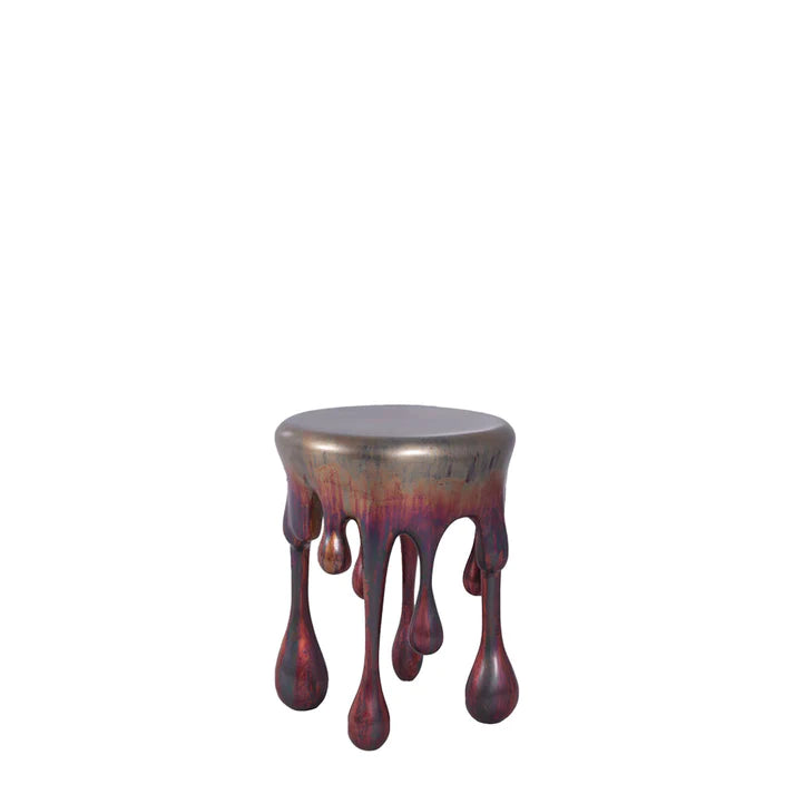 Melting Drip Side Table Statue