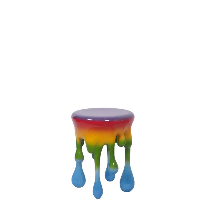 Melting Drip Side Table Statue