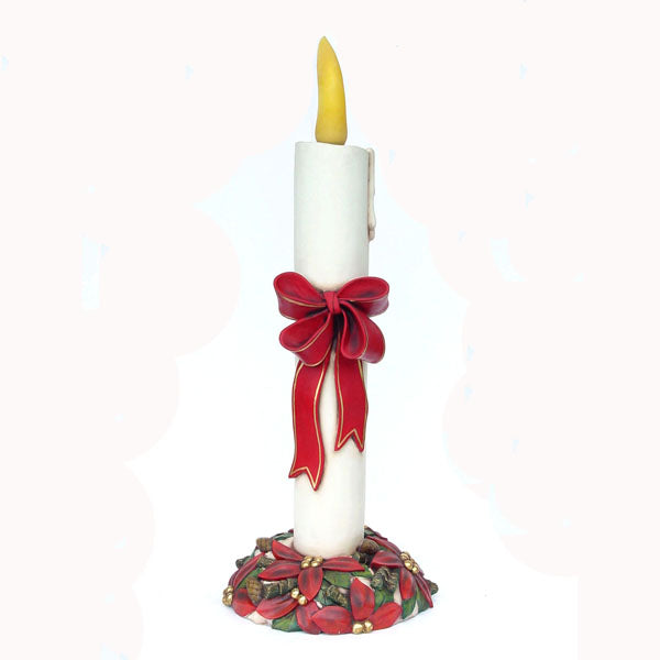 Candle with Ribbon Life Size Statue