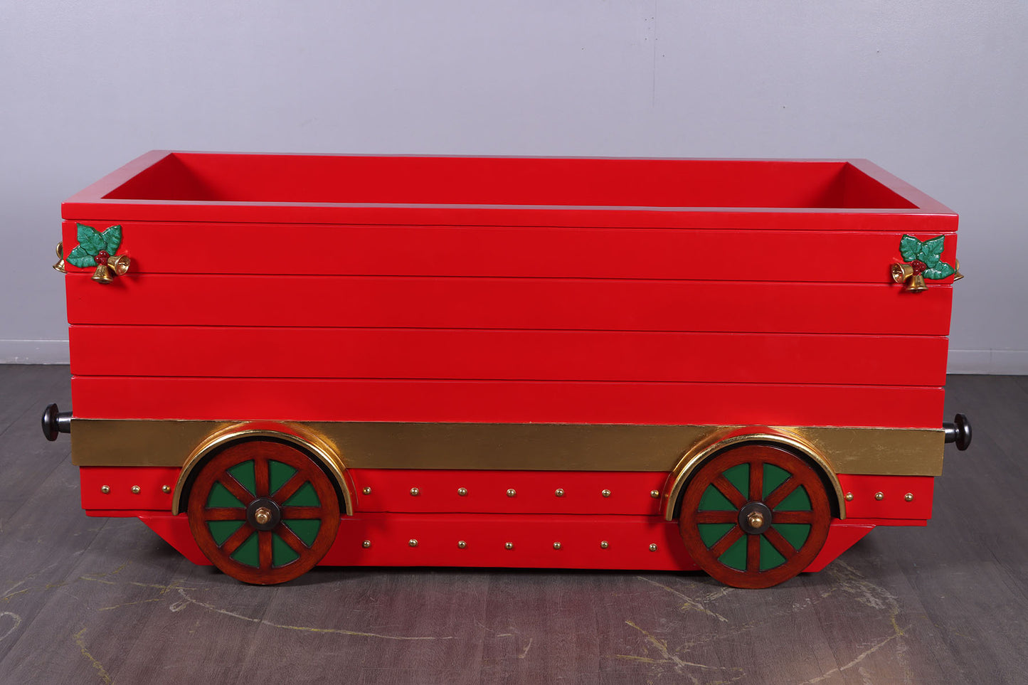 North Pole Express Wagon Life Size Statue