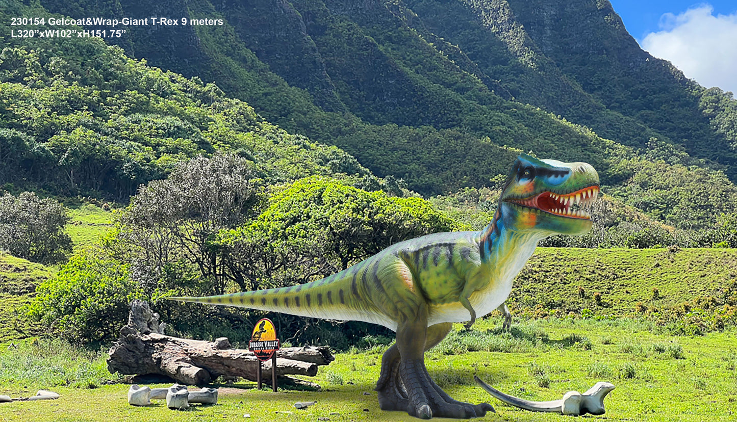 Giant T-Rex 9 Meter Life Size Statue
