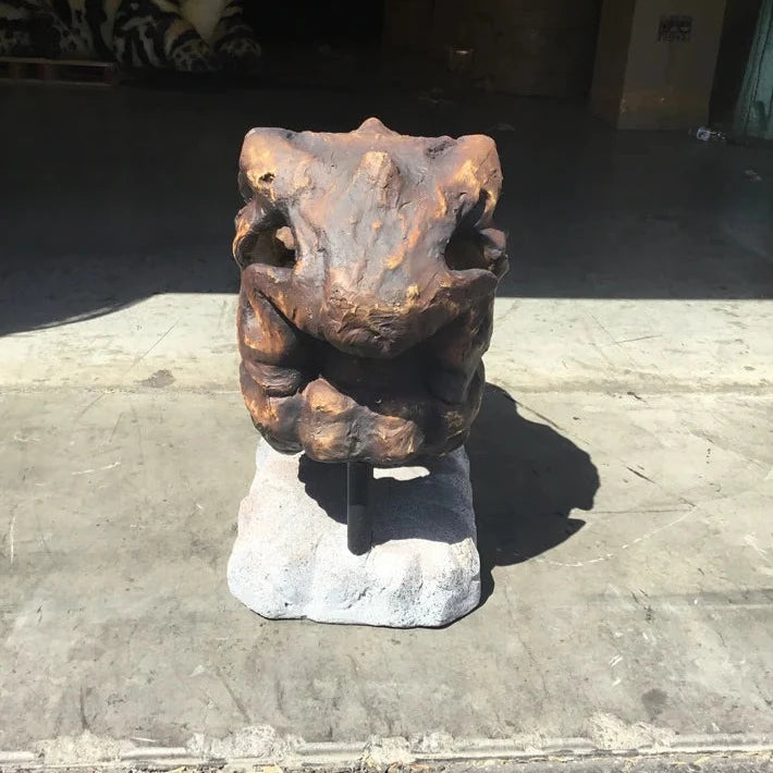 T-Rex Skull Statue