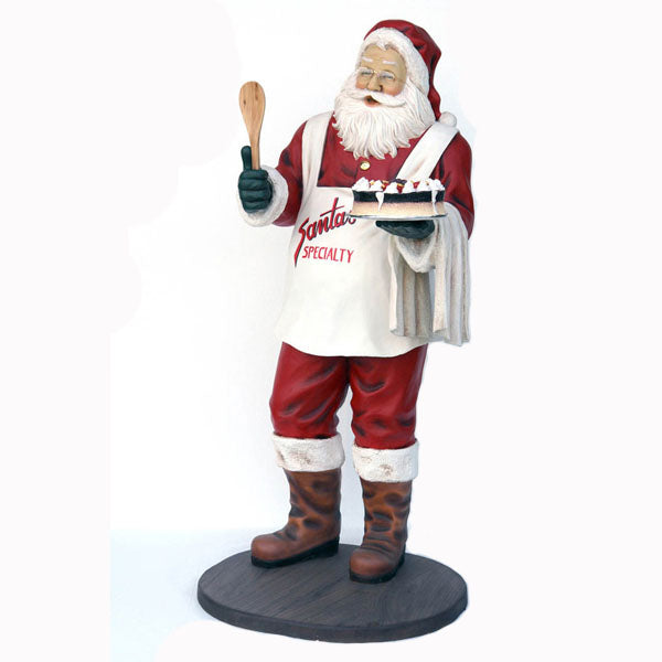 Santa Claus Cook Life Size Statue