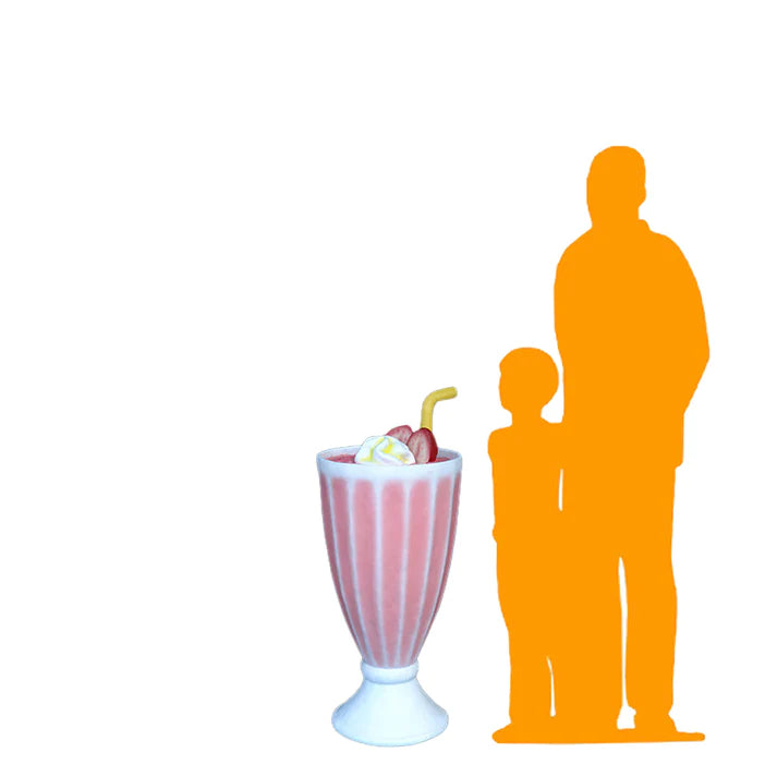 Ice Cream Milkshake Over Sized Statue