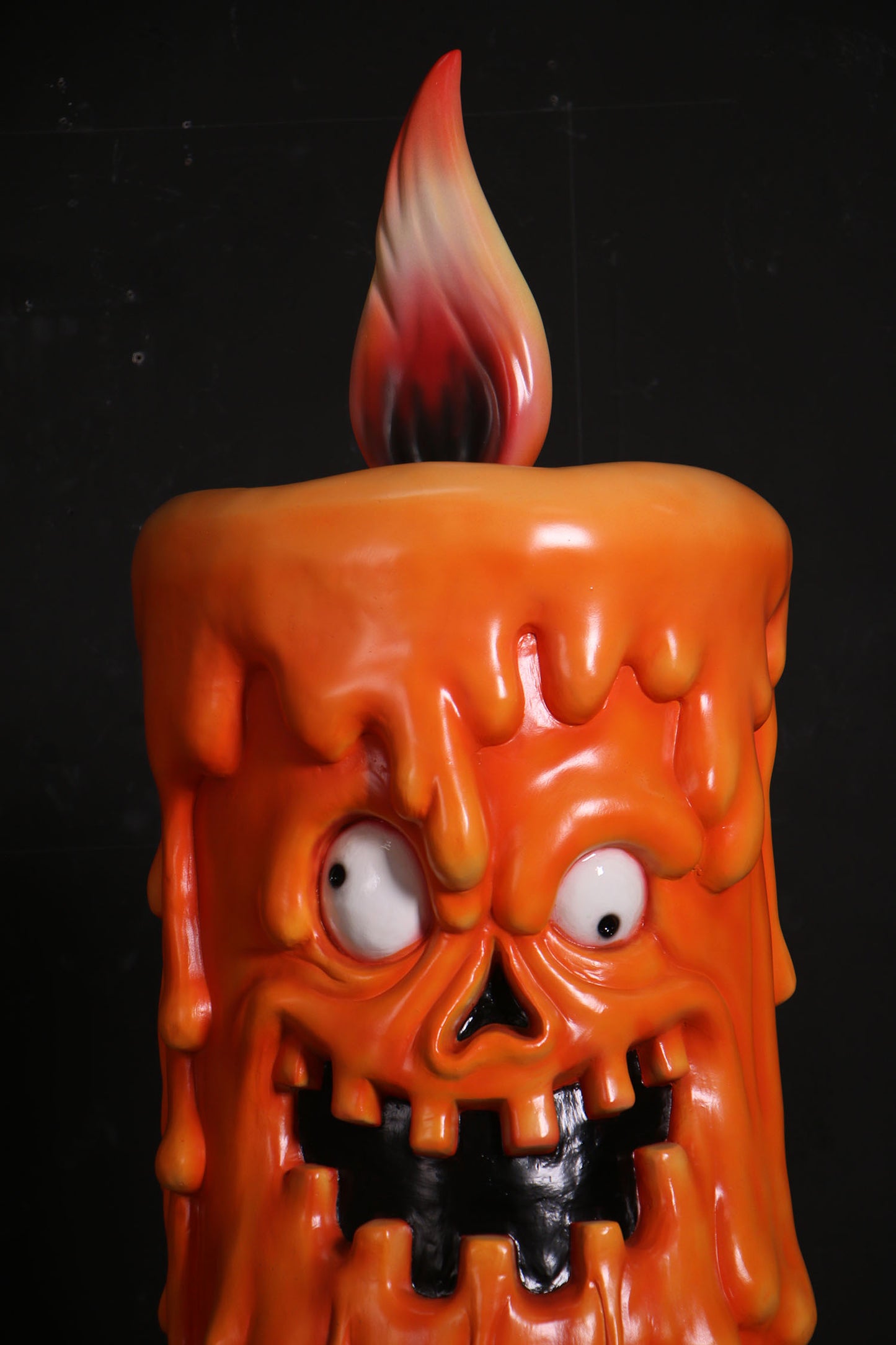Pumpkin Candle Over Size Statue