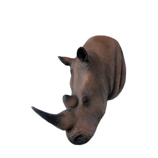 Large Rhino Head Life Size Statue