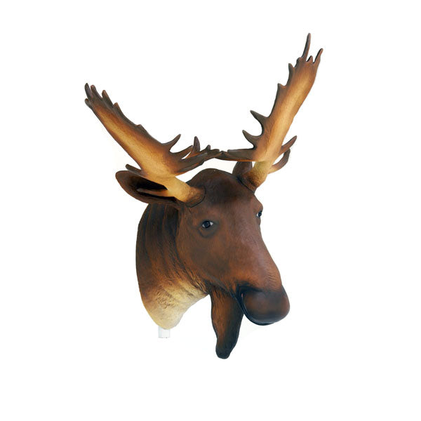 Moose Head Life Size Statue