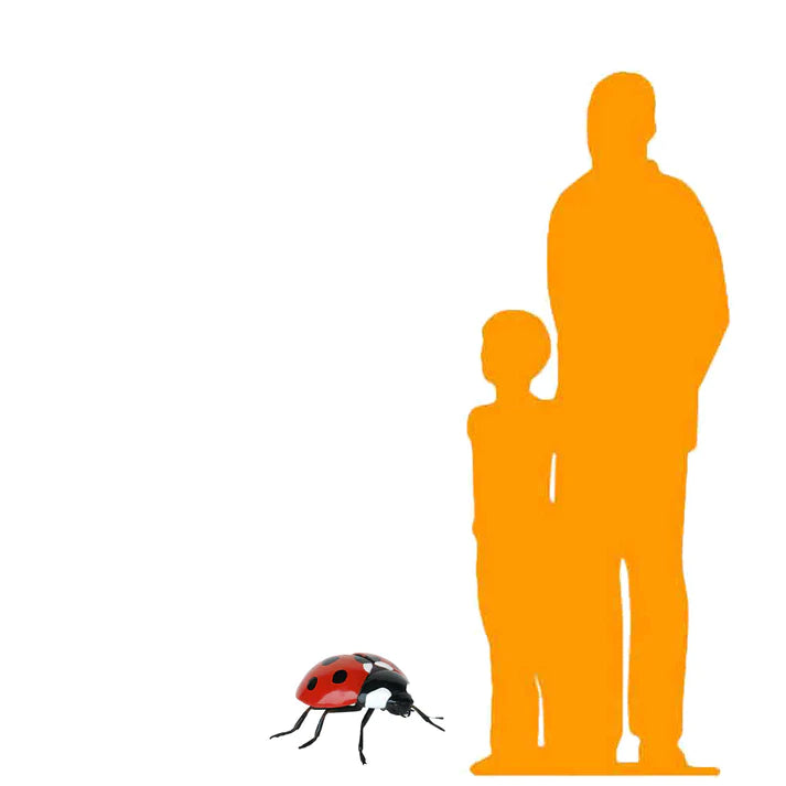 Lady Bug Over Sized Statue