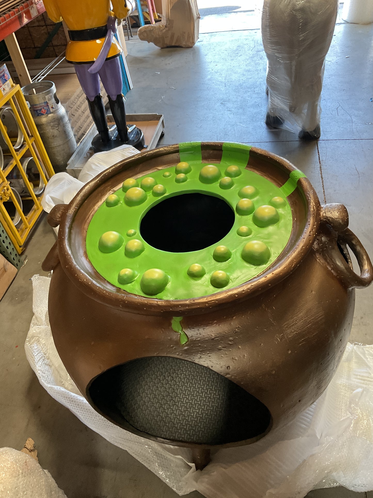 Witch Cauldron Photo Op Statue