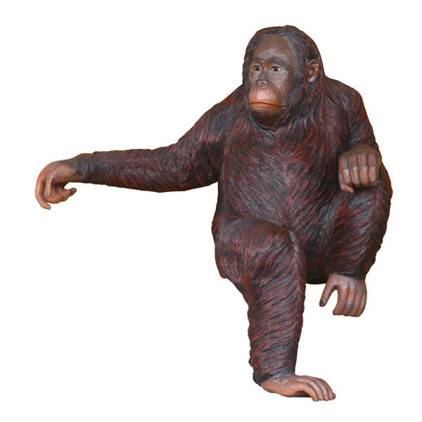Orangutan Sitting Life Size Statue