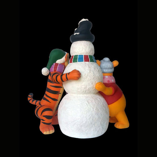 A Winter Hug Life Size Statue