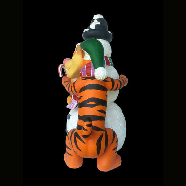 A Winter Hug Life Size Statue