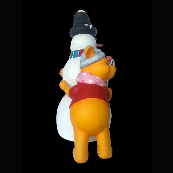 A Winter Hug Life Size Statue