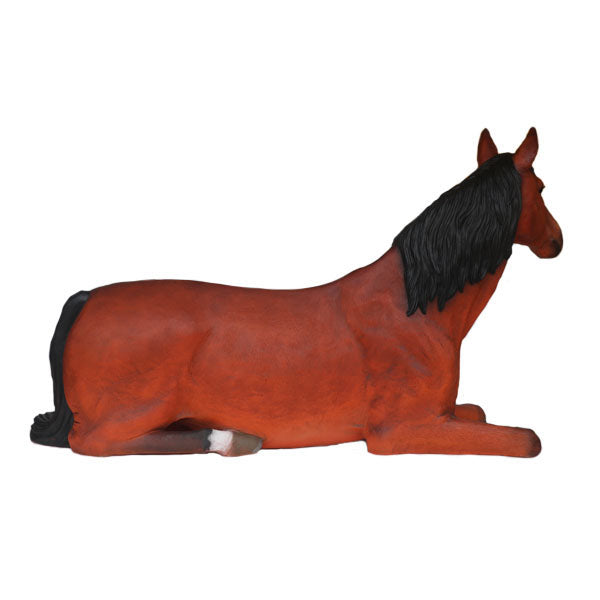 Horse Bench Life Size Statue