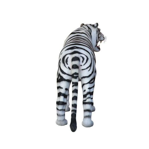 Siberian Tiger Gazing Life Size Statue