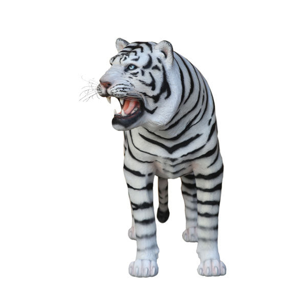 Siberian Tiger Gazing Life Size Statue