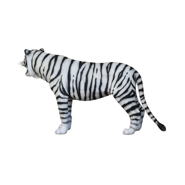 Siberian Tiger Gazing Life Size Statue