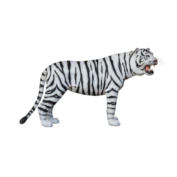 Siberian Tiger Gazing Life Size Statue