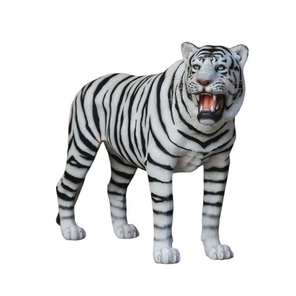 Siberian Tiger Gazing Life Size Statue