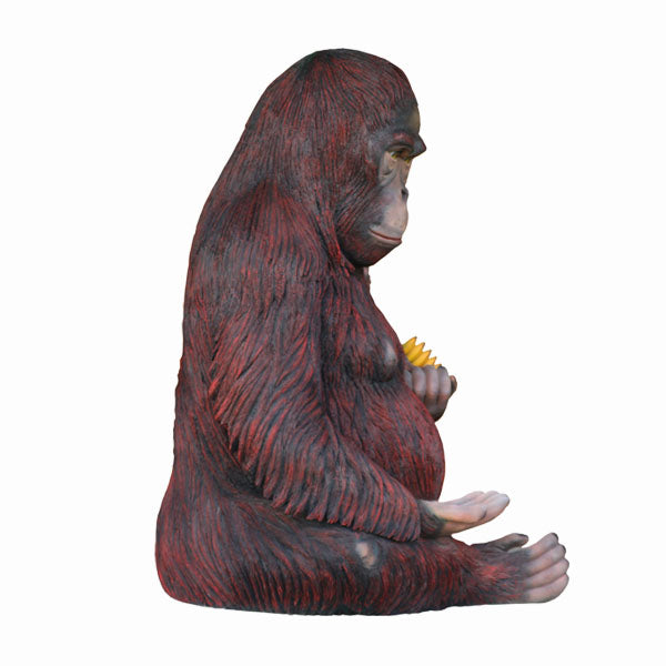 Orangutan Seat Life Size Statue