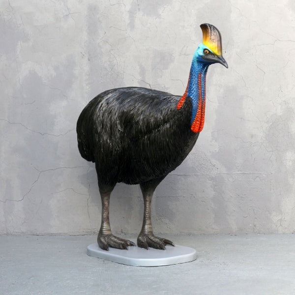 Cassowary Bird Female Life Size Statue